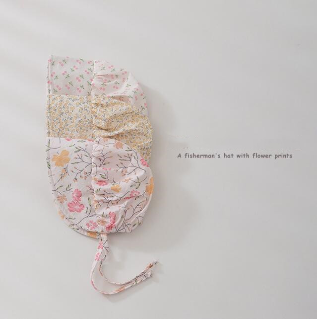 「2024」子供用★帽子★キャップ★ベビー★可愛い★花柄★3色