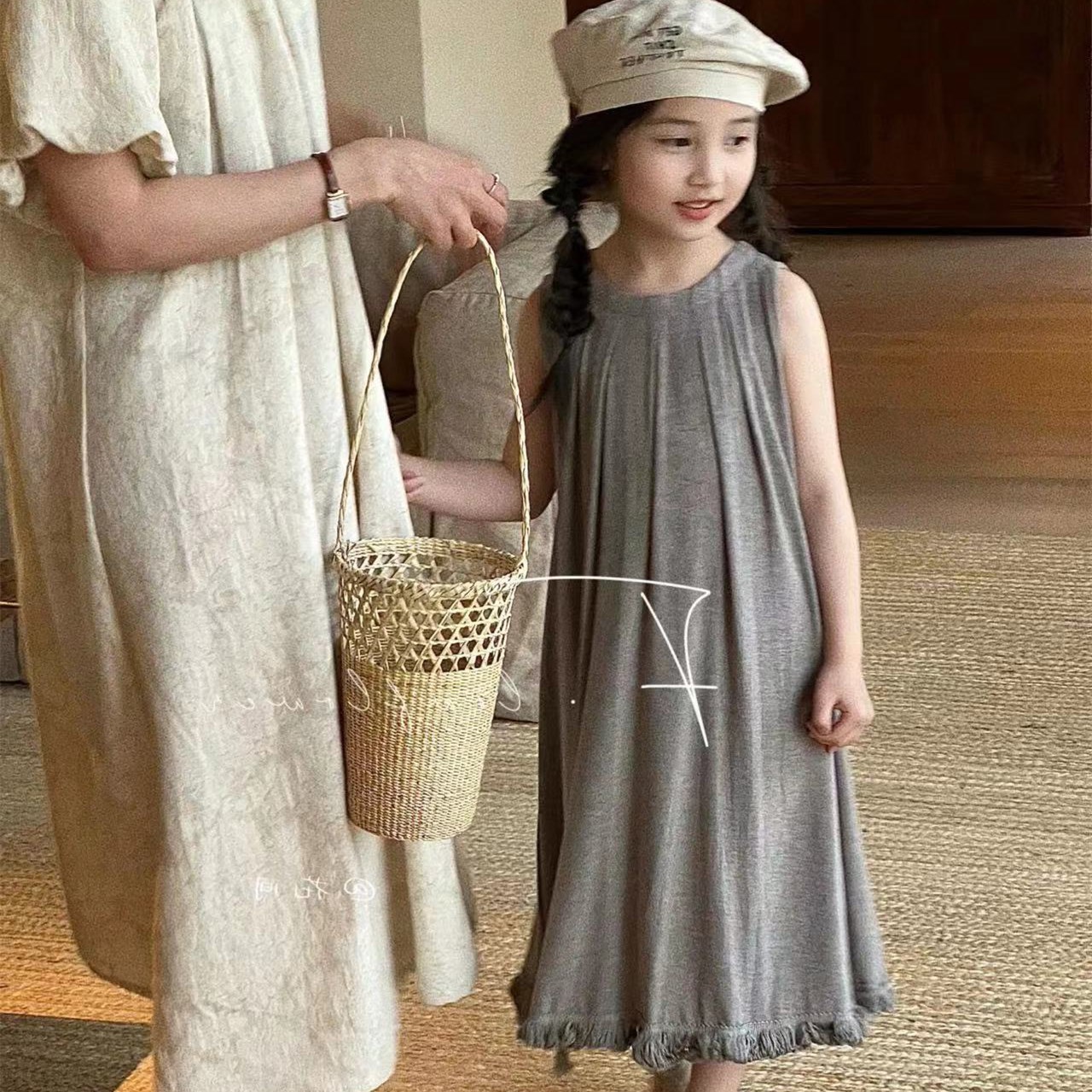 2024夏新品★子供服　ワンピース★5/95-100cm〜13/120-130cm