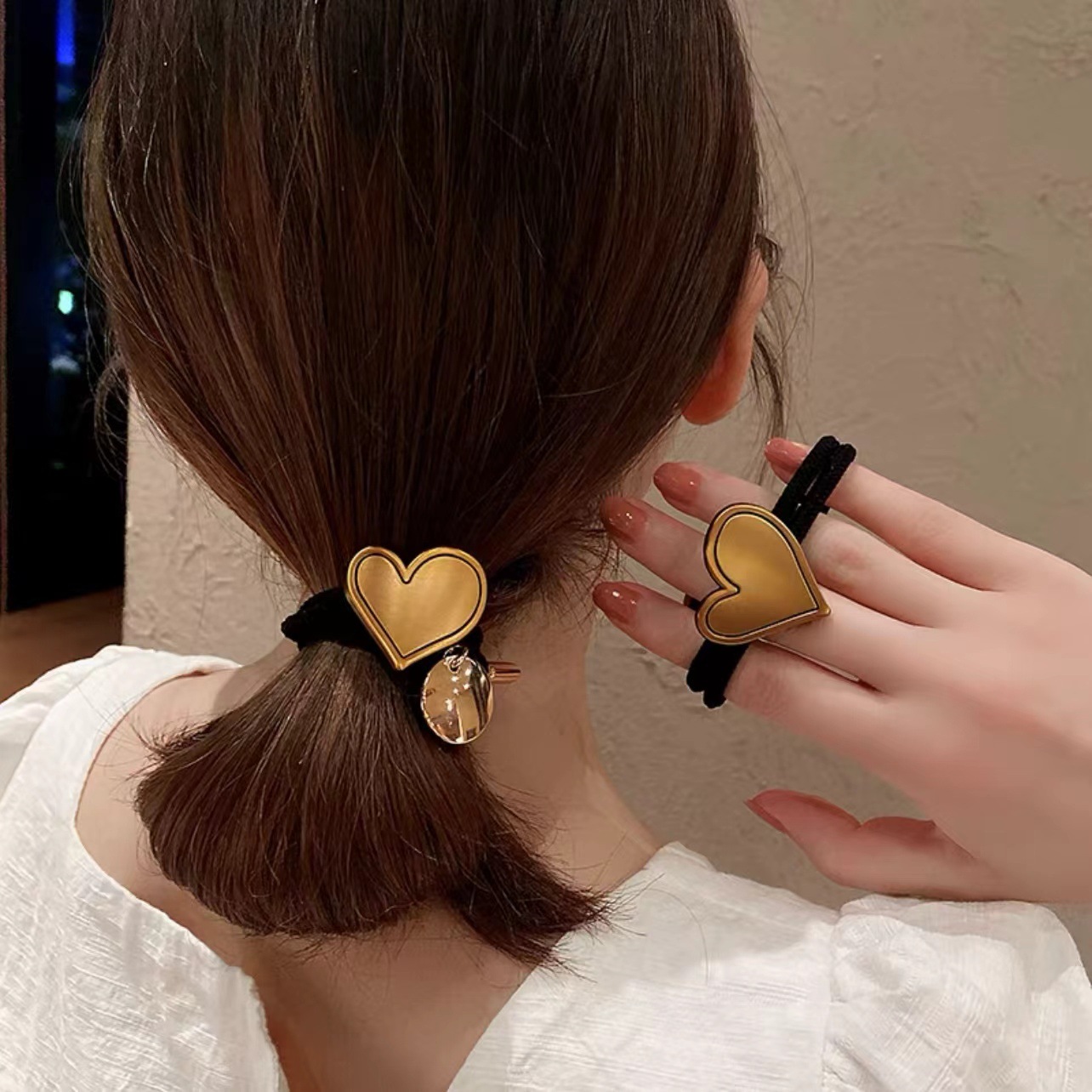 髪飾り★まとめ髪用★ヘアアクセサリー★ヘアゴム★レディース★韓国風
