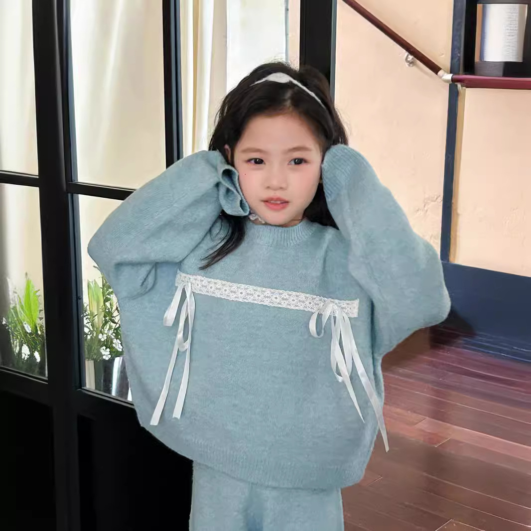 2024新品★子供服　セーター　セットアップ★90cm〜140cm 2色