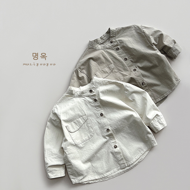 「2024」子供服★トップス★ワイシャツ★韓国風子供服★2色80cm〜130cm