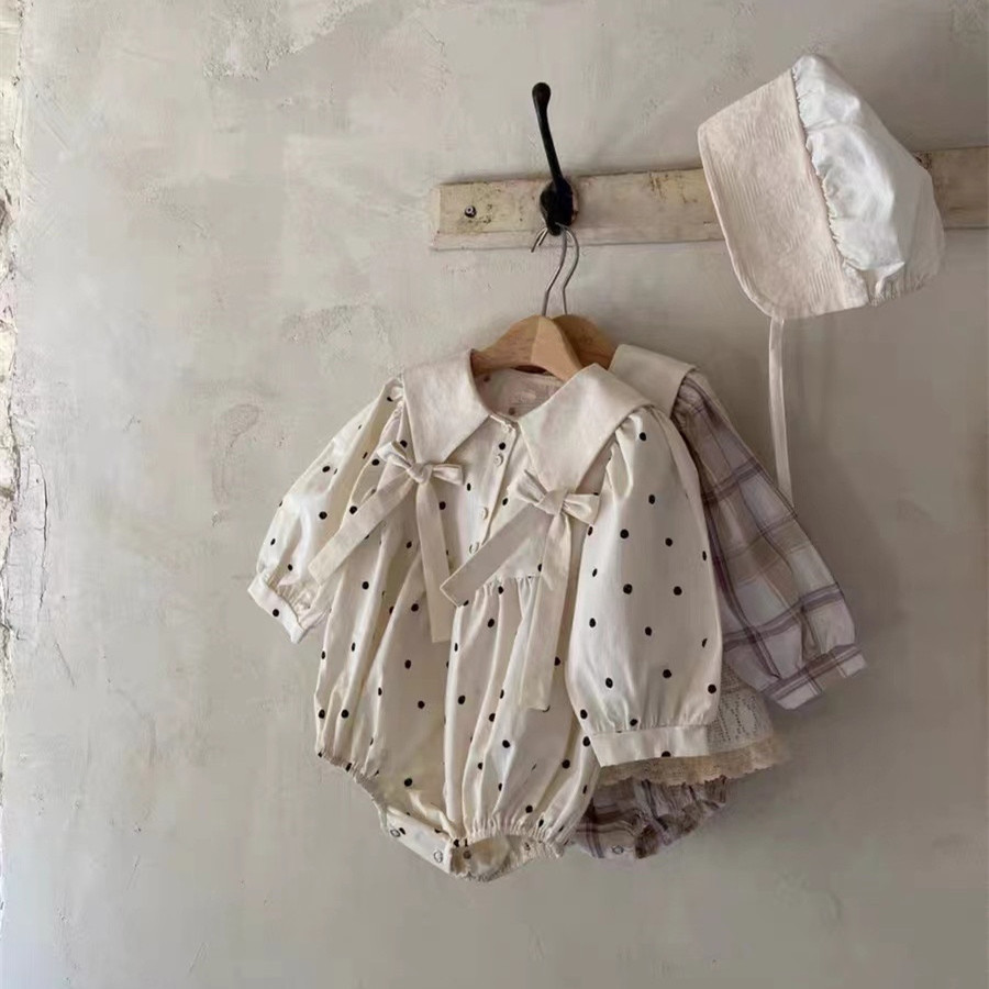2024秋新入荷★ベビー服　ロンパース★66〜90 2色