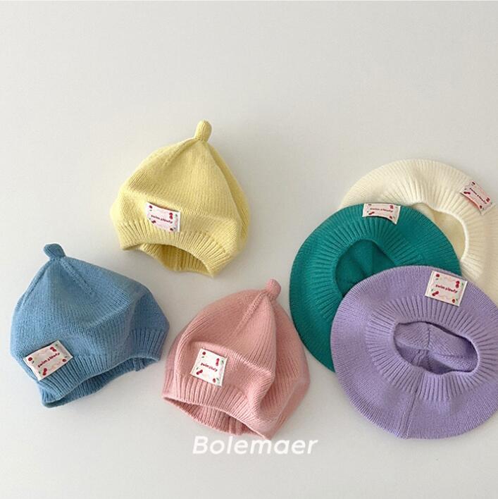 2024年新品★子供用ハット★帽子　ベレー帽★ 15色