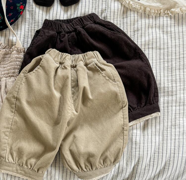2024秋新入荷★子供服　ズボン★80cm〜130cm 2色