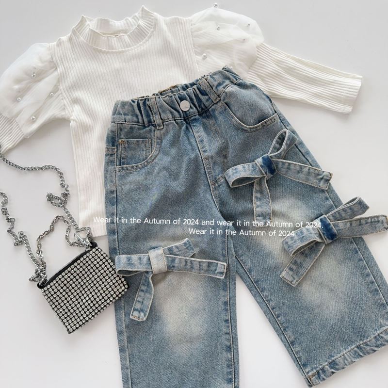 2024秋新作TQ★子供服　デニムズボン★90cm〜150cm