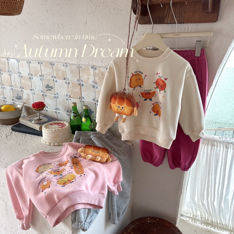 2024新品★子供服　トップス+ズボン　セット★90cm〜150cm 2色