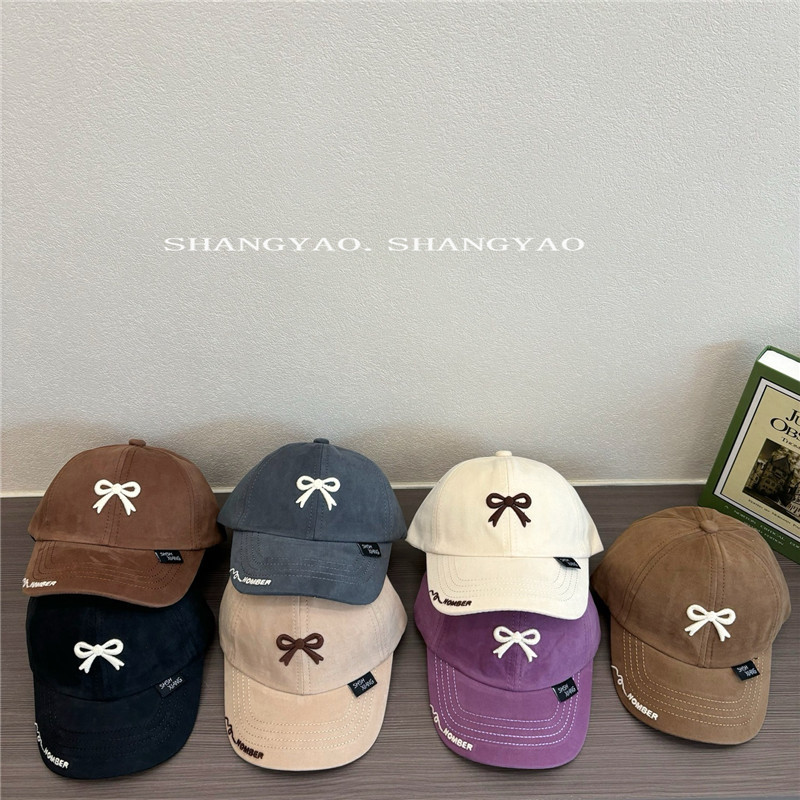 「2024」子供用★帽子★キャップ★キッズ★野球帽★蝶結び★7色