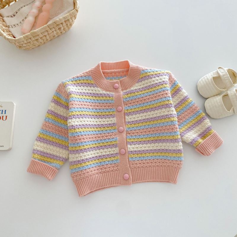 「2024」子供服★トップス★カーディガン★ニット★韓国風子供服★80cm〜130cm