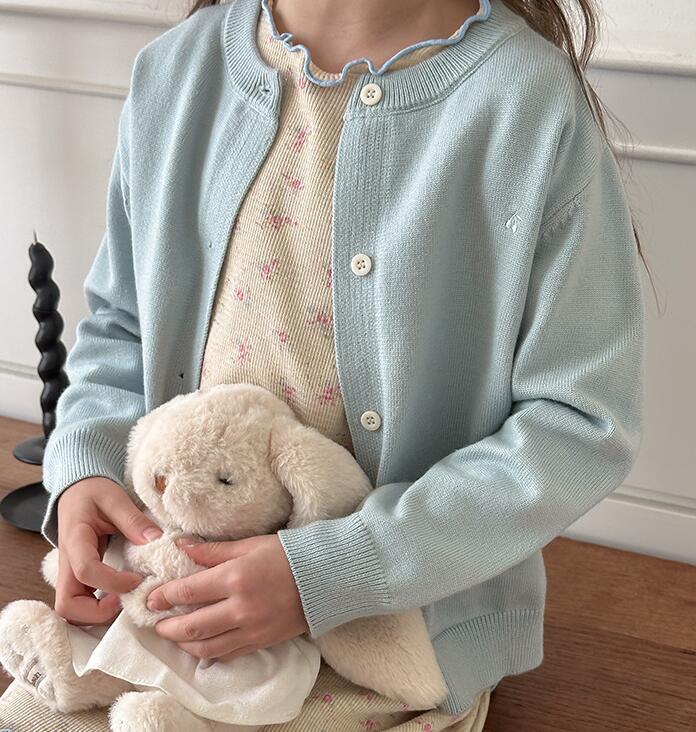 2024秋新品A★子供服 　カーディガン★90cm〜160cm 5色