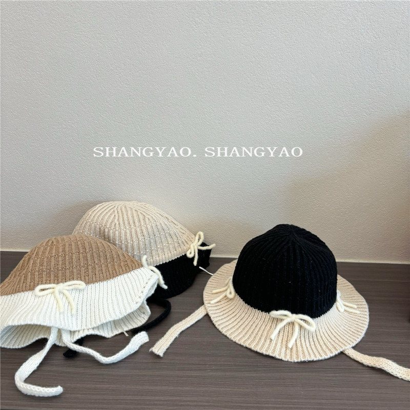 「2024」子供用★帽子★ニット帽子★キッズ★バケットハット★3色