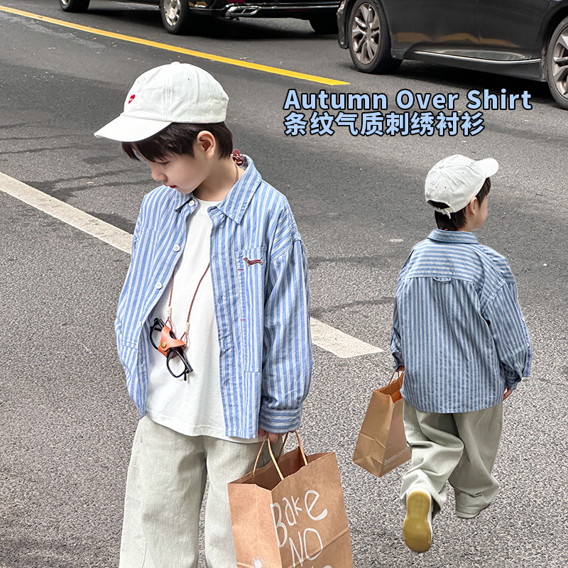 2024秋新作★子供服　シャツ　トップス★90cm〜160cm