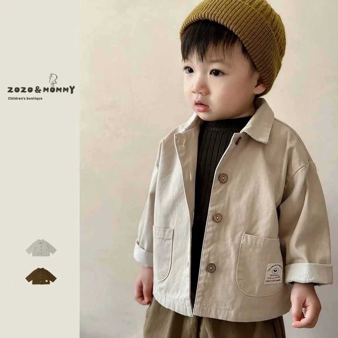 2024秋新品★子供服 　コート★73CM〜110cm 2色