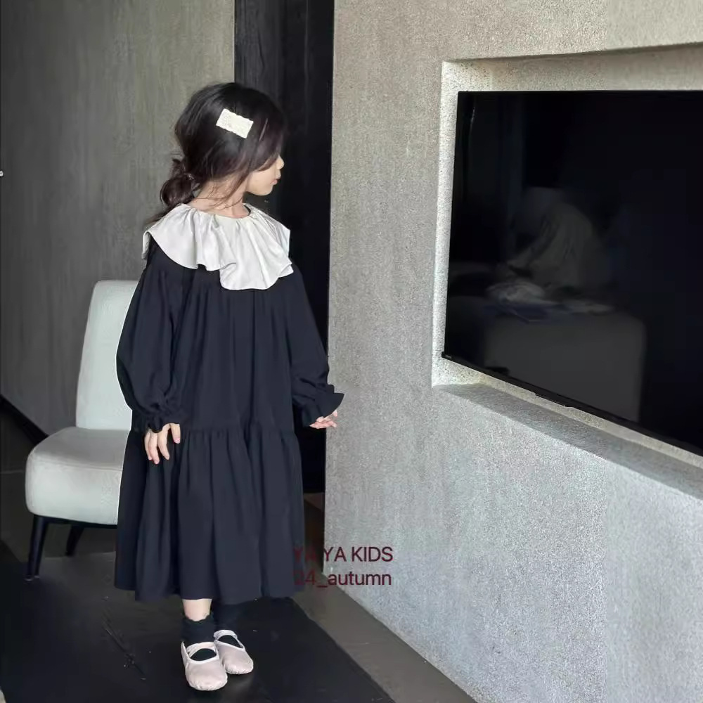 2024★春秋新作★韓国風子供服★ワンピース★90cm〜140cm 2色