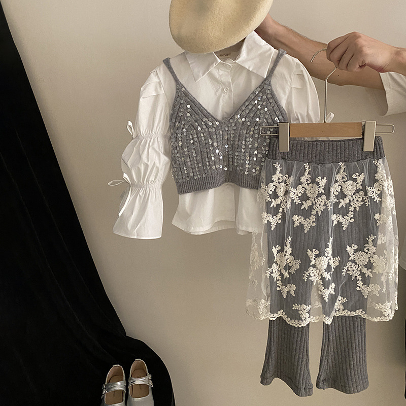 2024★春秋新作★韓国風ベビー服★トップス★ズボン★110cm〜150cm 3色