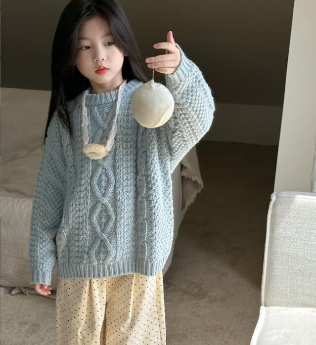 2024★秋冬新作★韓国風子供服★セーター★100cm〜160cm 2色