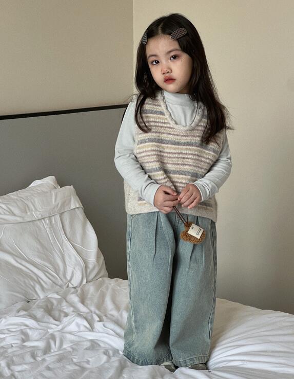 2024秋新作XQW★子供服　トップス&ズボン&ニットベスト★90cm〜140cm