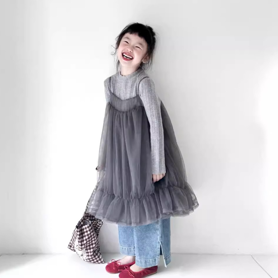 2024秋新作★子供服　トップス&ワンピース&ズボン分けて★90cm〜150cm 3色