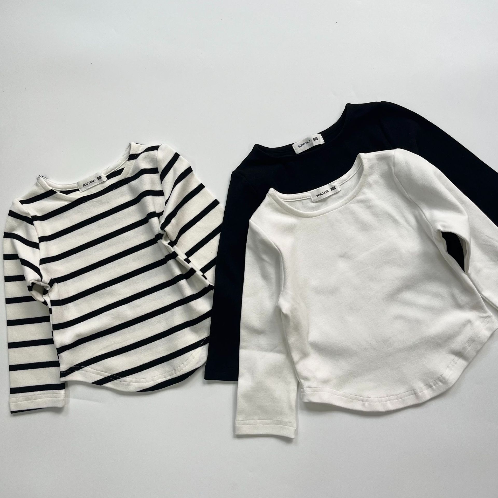 2024秋新作BO★子供服&親子服　トップス★90cm〜150cm 3色