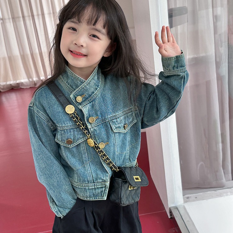 「2024」子供服★トップス★デニムコート★韓国風子供服★90cm〜140cm
