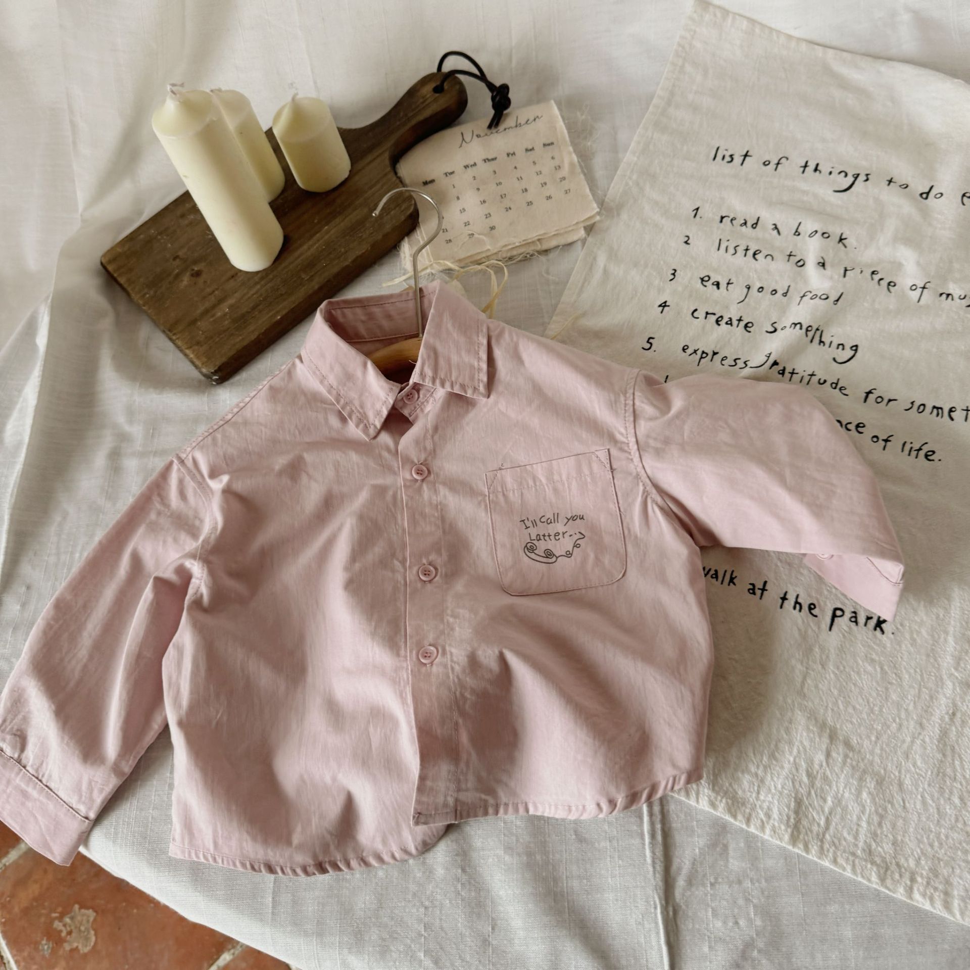 2024★春秋新作★韓国風子供服★シャツ★80cm〜140cm