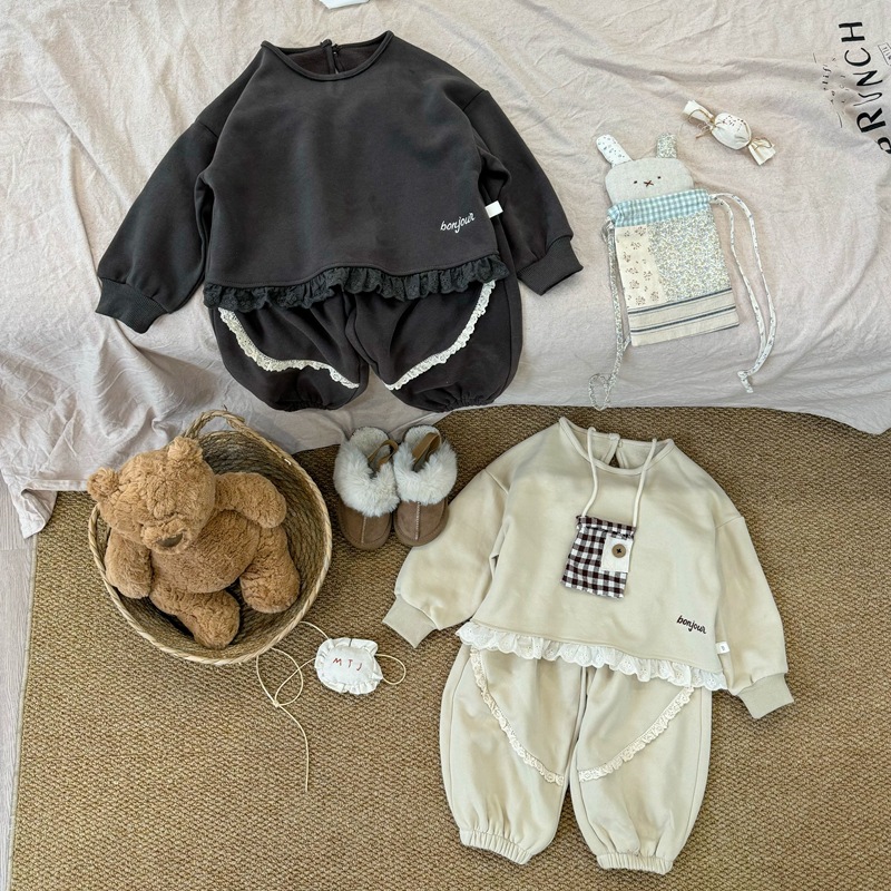 2024秋冬新品★子供服　セットアップ★90cm〜140cm 2色