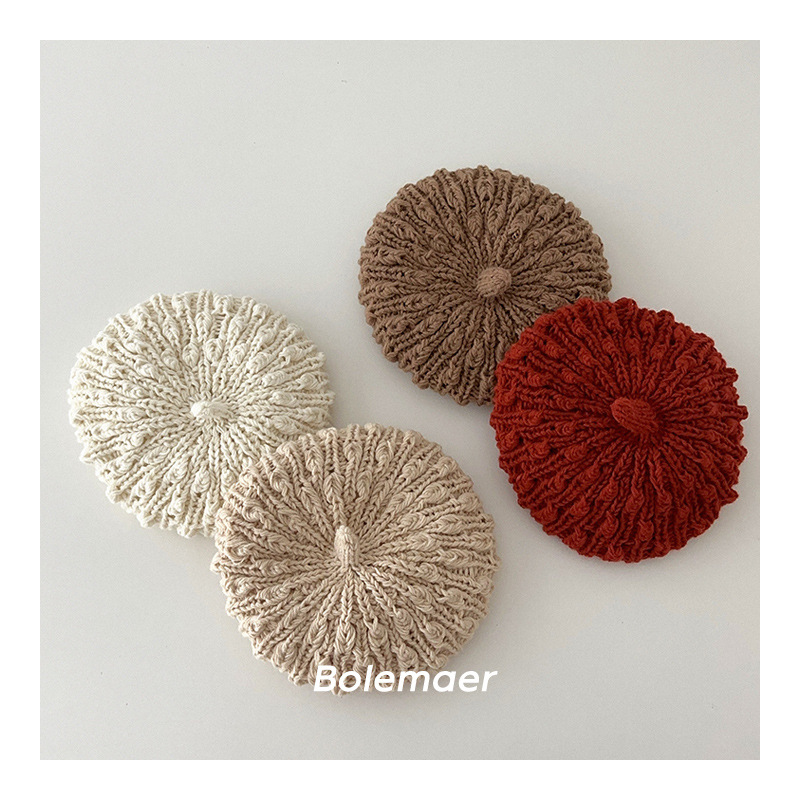 2024年新品★子供用★ニット帽子　ハット★ 5色