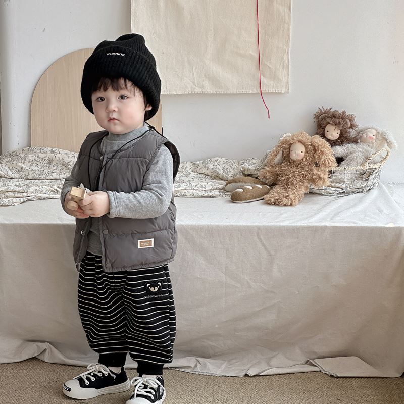 2024秋冬新品★子供服 　トップス&ズボン&ベストコート★73CM〜66cm 2色