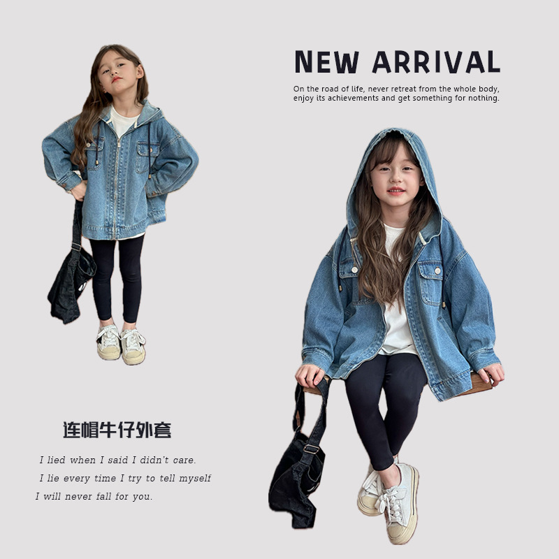 2024秋新品A★子供服 　denコート★90cm〜160cm