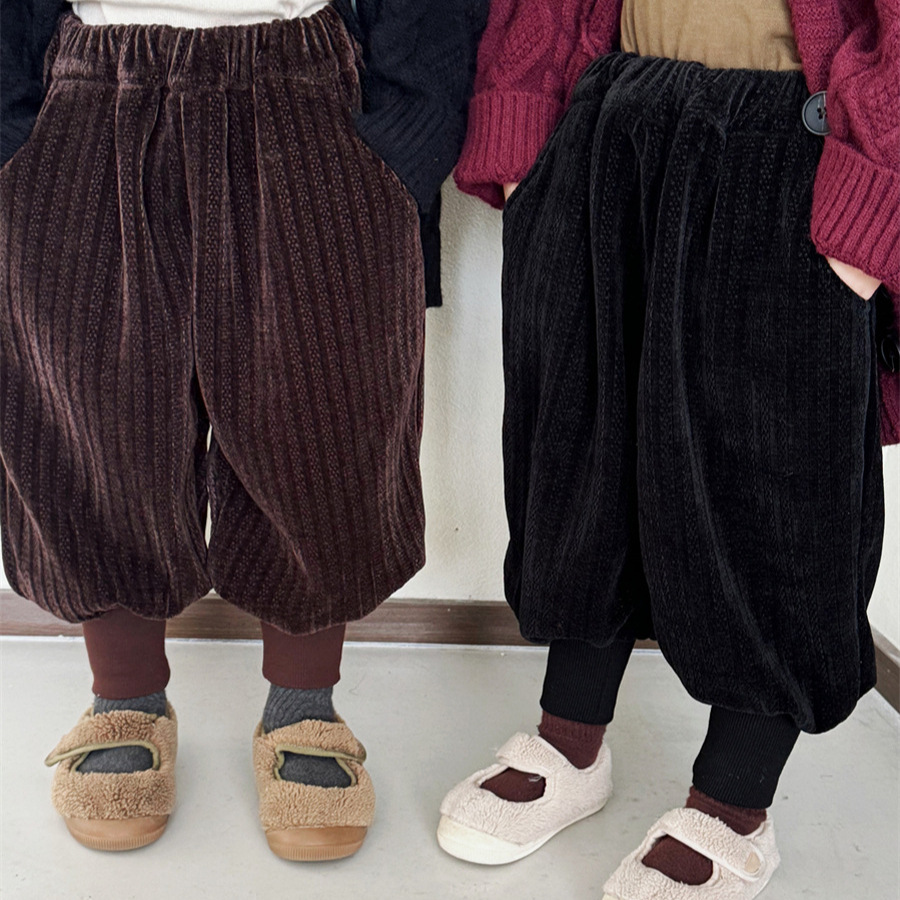 2024★春秋新作★韓国風子供服★ズボン★80cm〜140cm 2色