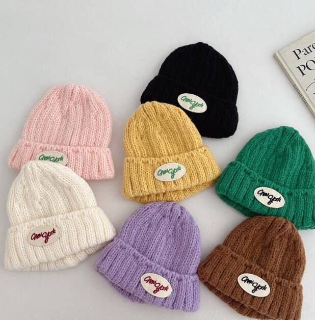 「2024」子供用★帽子★防寒★ニット帽子★キッズ★暖かい★7色
