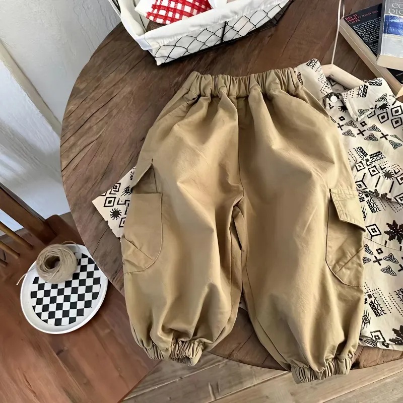 2024★春秋新作★韓国風子供服★ズボン★80cm〜130cm 2色