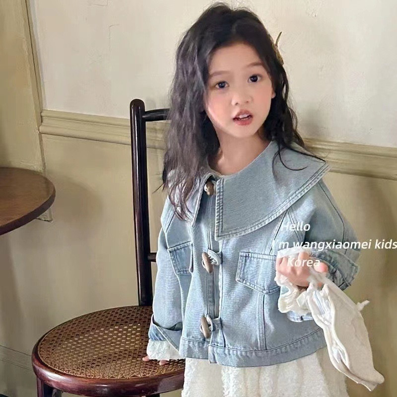 「2024」子供服★トップス★デニムコート★韓国風子供服★90cm〜130cm