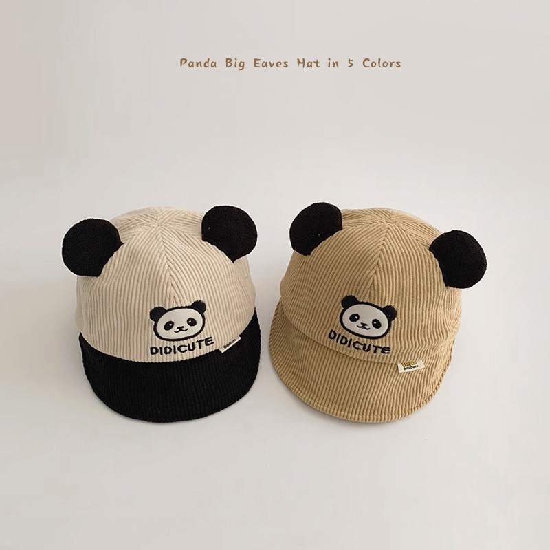 「2024」子供用★帽子★キャップ★ベビー★野球帽★パンダ★5色