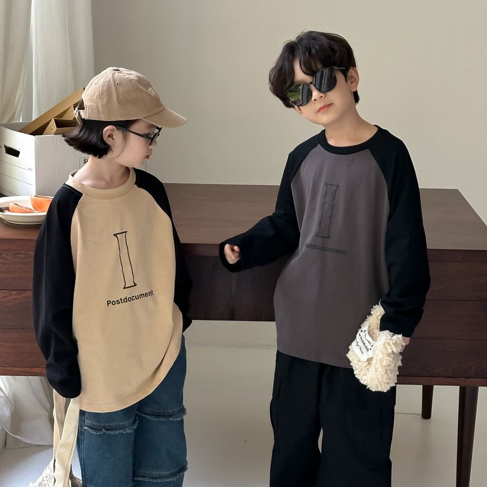 「2024」子供服★トップス★Tシャツ★長袖★韓国風子供服★2色90cm〜150cm