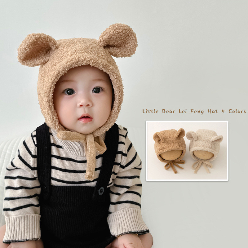 「2024」子供用★帽子★耳カバー★ベビー★暖かい★可愛い★韓国風★4色