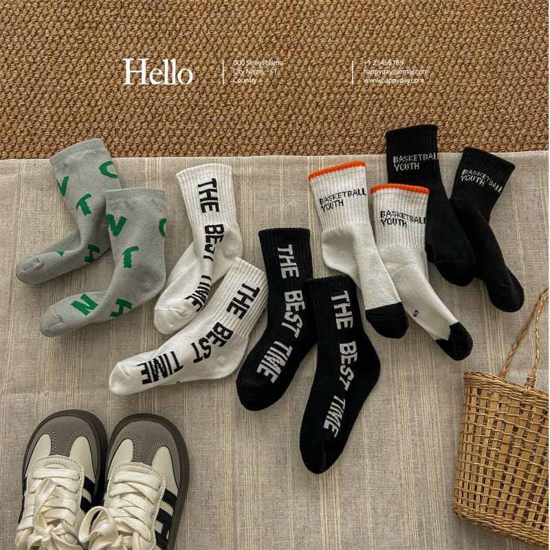 2024★キッズ靴下★ソックス★S/M/L