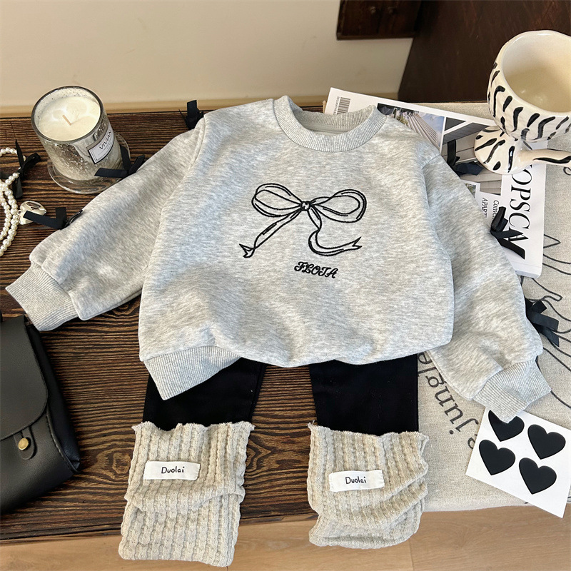 2024★春秋新作★韓国風ベビー服★トップス★ズボン★80cm〜150cm 2色