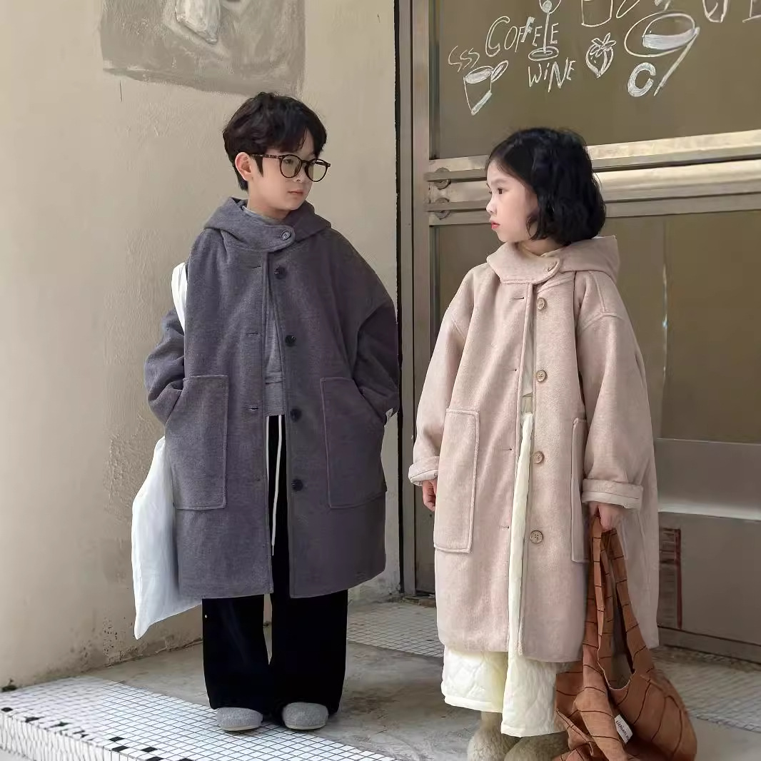 2024秋冬新品★子供服 　コート★90cm〜150cm 2色