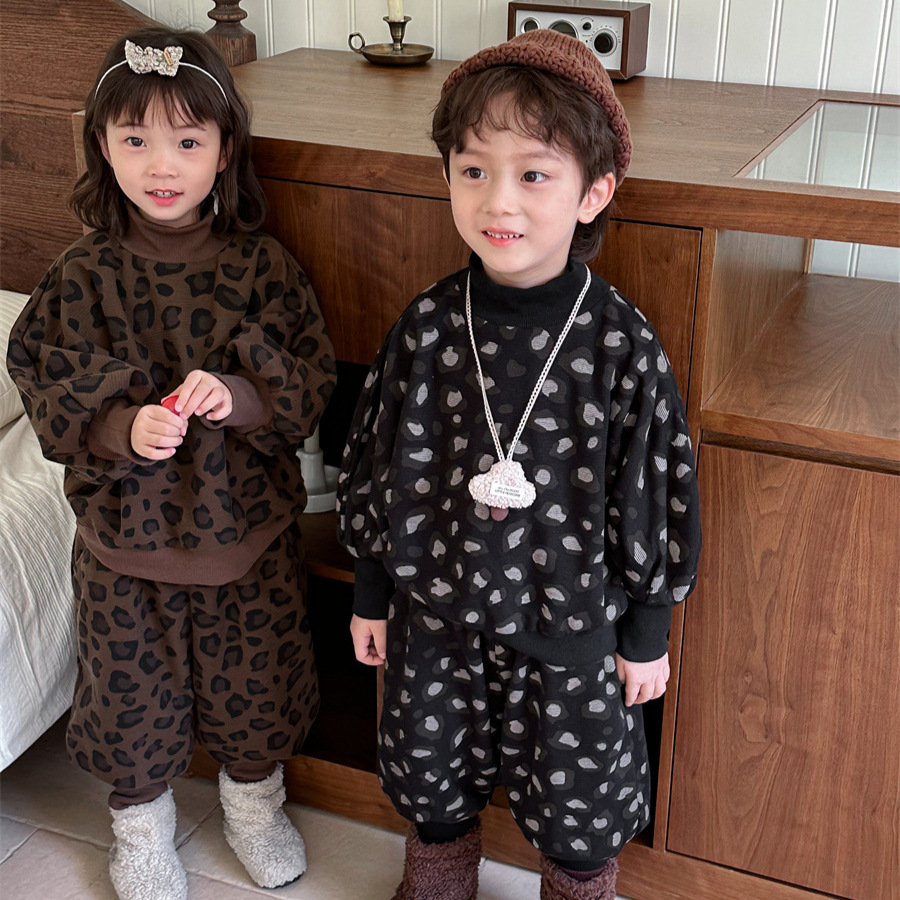 2024秋冬新品★子供服　セットアップ★80cm〜140cm 2色