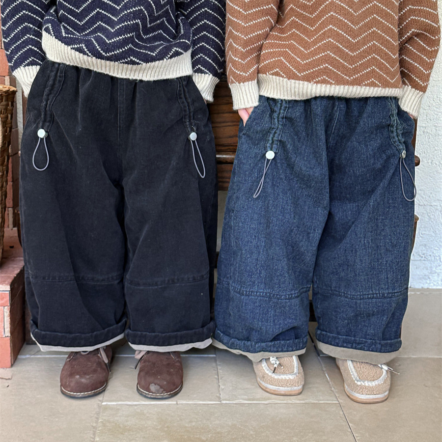 「2024」子供服★ズボン★ボトムス★ジーンズ★韓国風子供服★2色80cm〜140cm