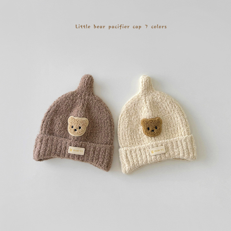 「2024」子供用★帽子★ニット帽子★防寒★ベビー★暖かい★7色