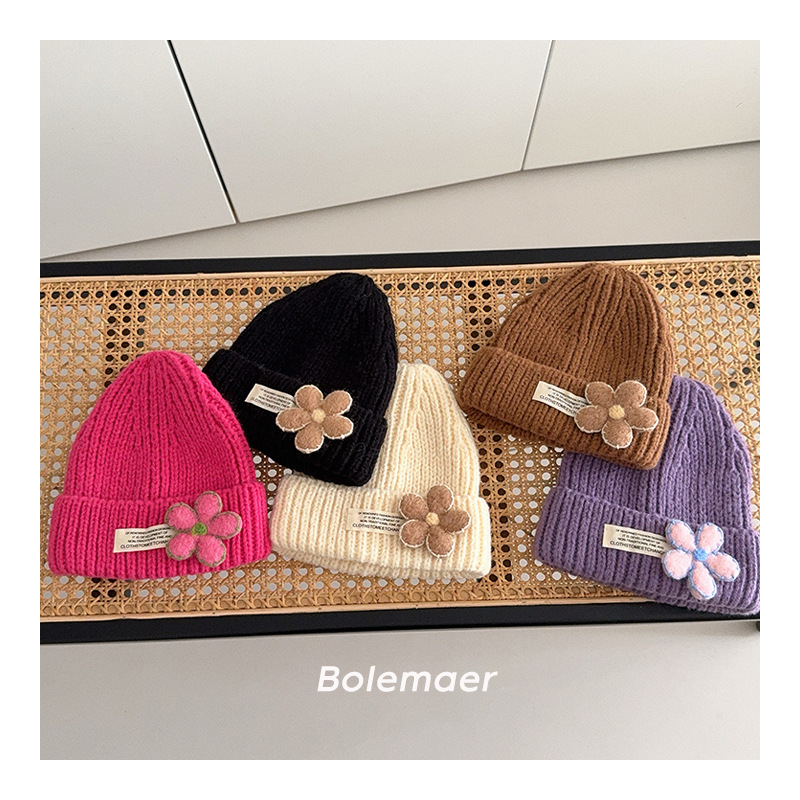 「2024」子供用★帽子★ニット帽子★防寒★キッズ★暖かい★6色