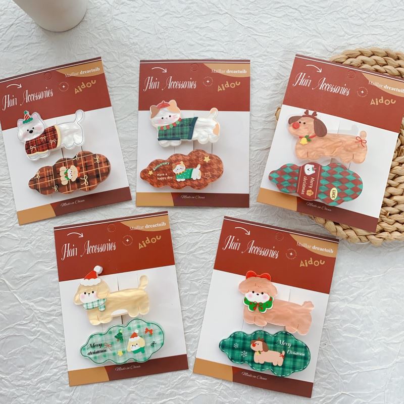 クリスマス★髪飾り★まとめ髪用★ヘアアクセサリー★子供用★ヘアピン★可愛い