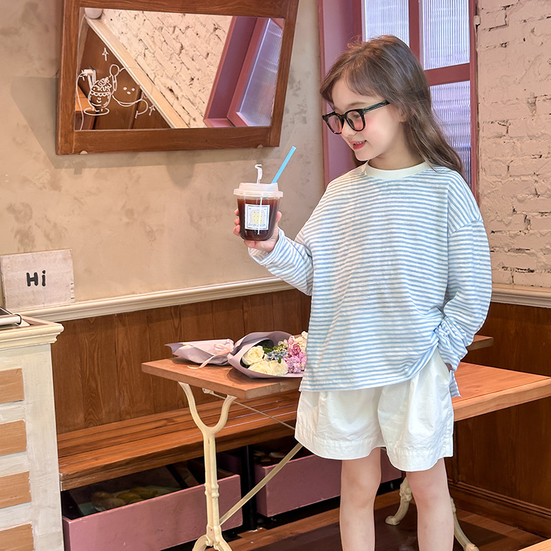 2024★春秋新作★韓国風ベビー服★トップス★ズボン★90cm〜160cm 2色