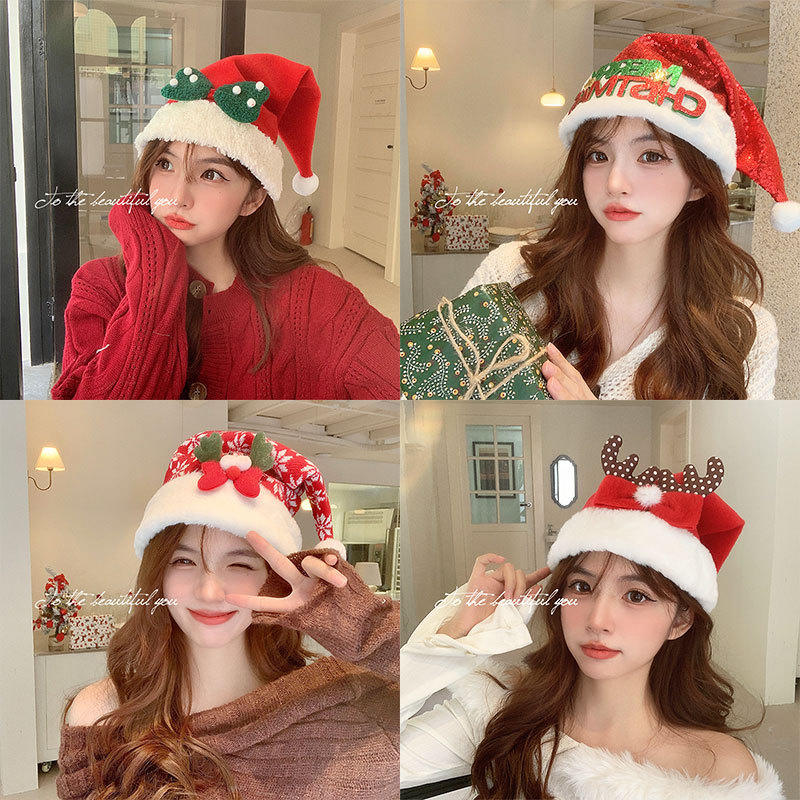 2024年新品★クリスマス帽子　ハット★ 4色