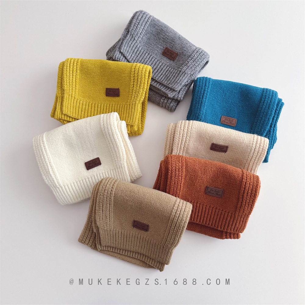 「2024」★子供用★マフラー★防寒★襟巻き★ネックウォーマー★キッズ★暖かい★11色