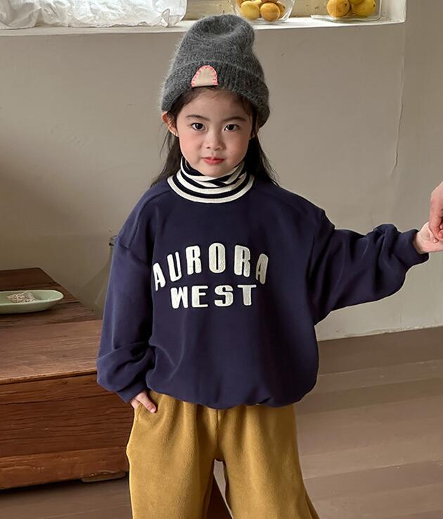 2024冬新品★子供服　トレーナー★90cm〜150cm 2色