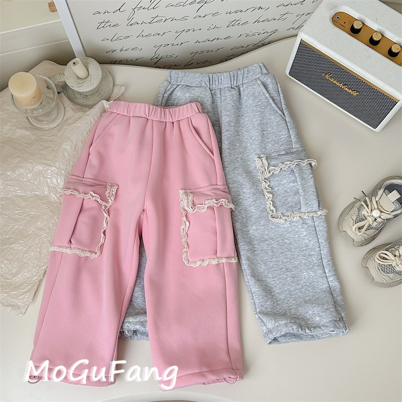 2024★秋冬新作★韓国風子供服★ズボン★90cm〜140cm 2色