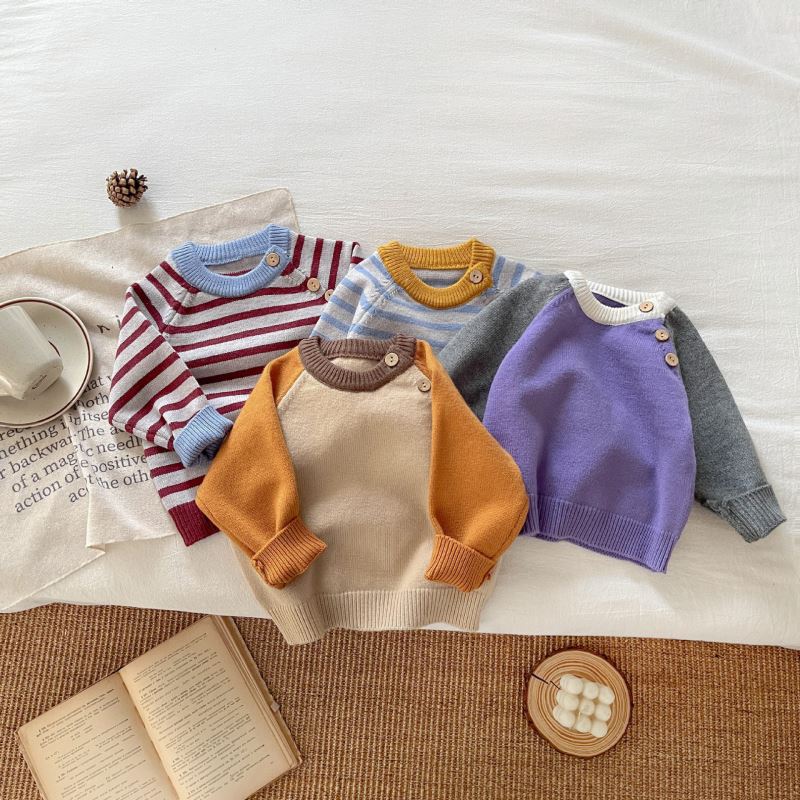 2024年新L★子供服　セーター★73〜110 4色