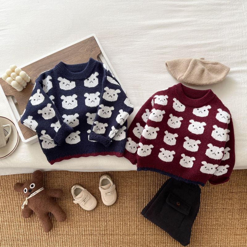 2024★秋冬新作★韓国風子供服★セーター★73〜110 2色